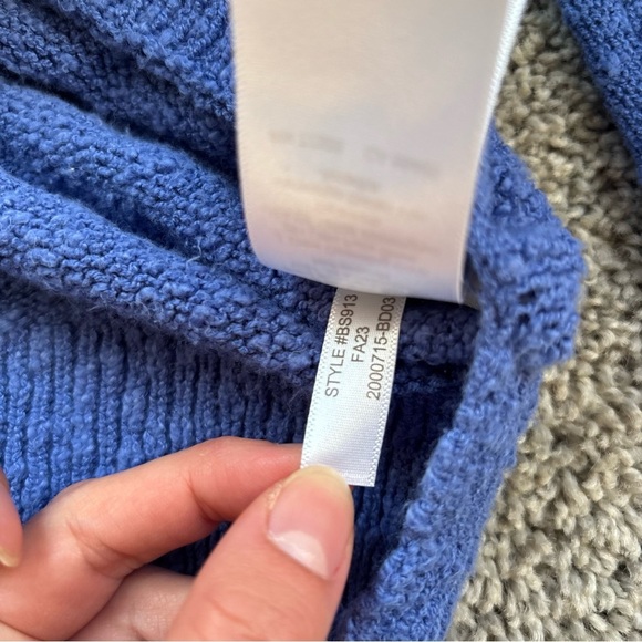 J. Crew Periwinkle Blue V-Neck Knit Sweater Size Extra Small - Picture 6 of 8